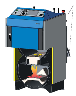 ATMOS DC40SX faelgázosító kazán, 40kW, (ATM_DC40SX)