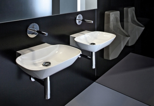Laufen INO 56x45 cm mosdó csaplyuk és túlfolyó nélkül H8103020001121 (8.1030.2.000.112.1)