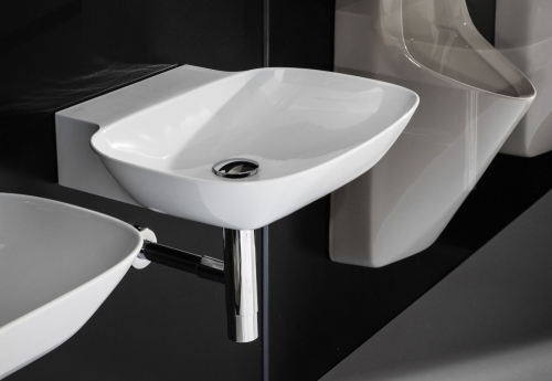 Laufen INO 56x45 cm mosdó csaplyuk és túlfolyó nélkül H8103020001121 (8.1030.2.000.112.1)