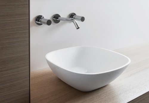 Laufen INO 35x35 cm ráültethető mosdó túlfolyó nélkül H8123000001121 (8.1230.0.000.112.1)