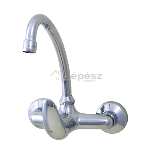 CONCEPT 50 mosogató csaptelep, egykaros, fali, felső kifolyócsővel, króm (CON_6727CR)