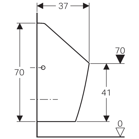 Geberit Selva vizelde, vízmentes 116.081.00.1