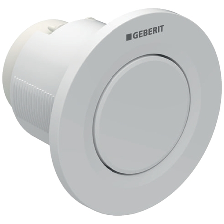 Geberit 01-es típusú távműködtetés, pneumatikus, 1 mennyiséges öblítéshez, fehér 116.040.11.1