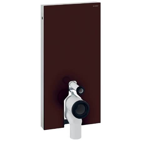 Geberit Monolith szanitermodul talpon álló WC-hez, 101 cm, umbra barna üveg 131.002.SQ.5