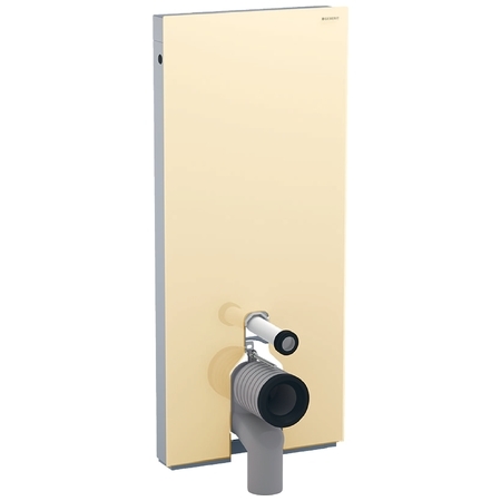 Geberit Monolith szanitermodul talpon álló WC-hez, 114 cm, homokszín üveg 131.033.TG.5