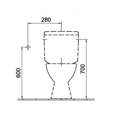 Alföldi Solinar monoblokkos WC (6003 19 01)
