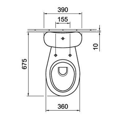 Alföldi Solinar monoblokkos WC (6003 19 01)