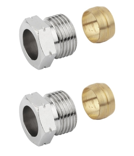Sapho Szorítógyűrű réz csőhöz 15mm (pár) (CP1299)