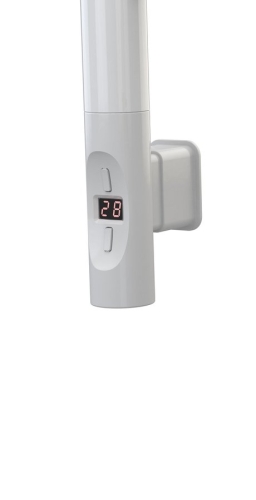 Sapho elektromos termosztátos fűtőpatron radiátorhoz, távirányítóval, 600W, kerek, fehér (HVO-600)