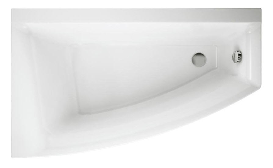 Cersanit Virgo Max 160x90 cm aszimmetrikus kád, balos S301-133