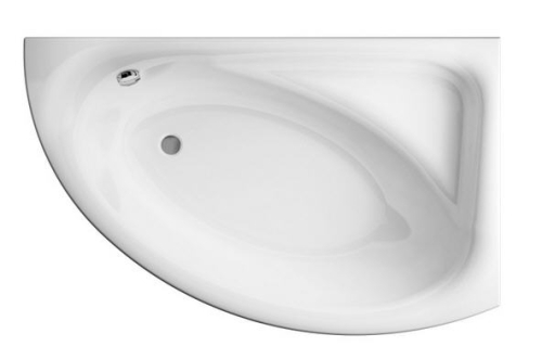 Cersanit Meza 170x100 cm aszimmetrikus kád, jobbos S301-125