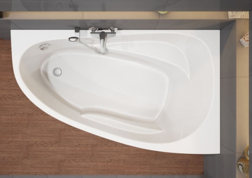 Cersanit Joanna New 140x90 cm aszimmetrikus kád, jobbos S301-166