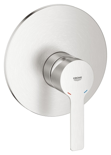 Grohe Lineare egykaros falba épített zuhanycsaptelep, supersteel 19296 DC1 (19296DC1)