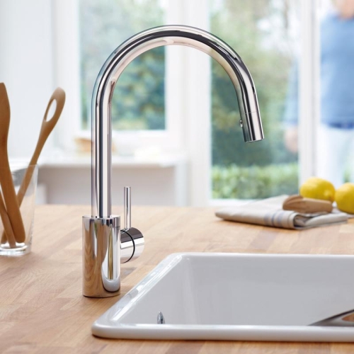 Grohe Concetto egykaros mosogató csaptelep, króm 31483 001 (31483001)