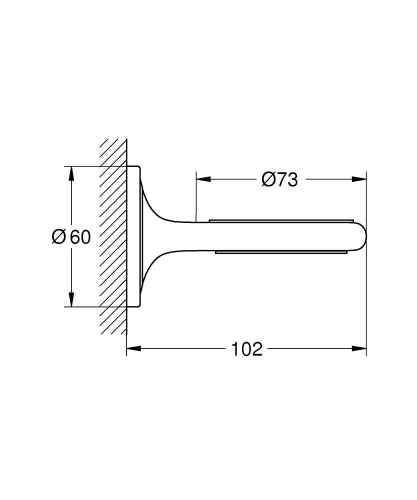 Grohe Veris tartókonzol 40376 000 (40376000)