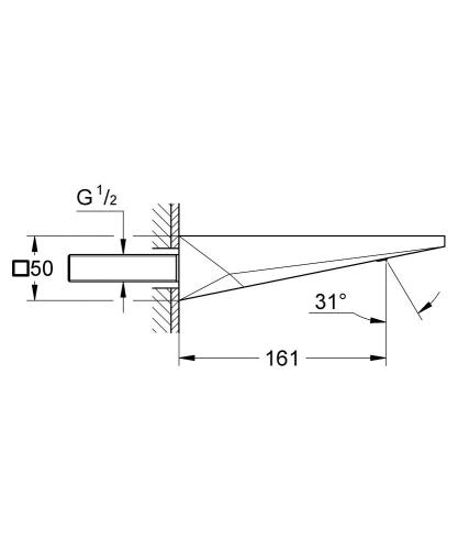 Grohe Allure Brilliant kádkifolyó 13299 000 (13299000)