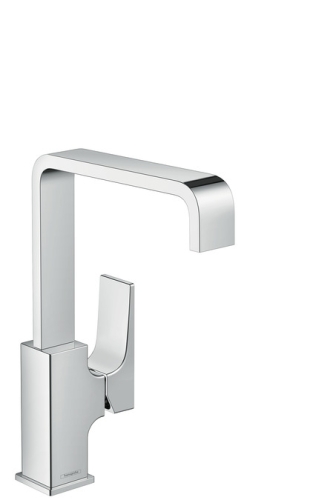 Hansgrohe Metropol egykaros mosdócsaptelep 230 push-open lefolyóval, króm 32511000