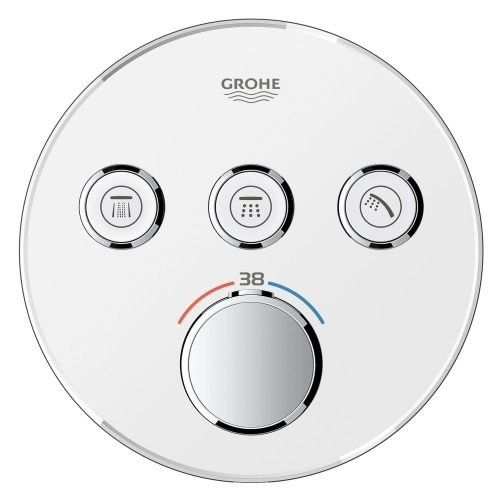 GROHE Grohtherm SmartControl termosztátos színkészlet, fehér üveg 29904LS0