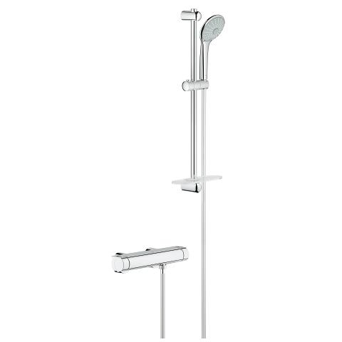 Grohe Grohtherm 2000 termosztátos zuhanycsaptelep zuhanyszettel 34195001