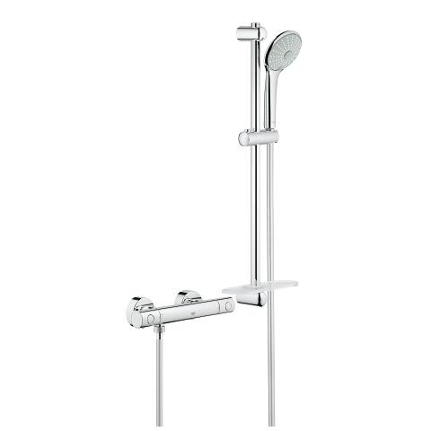 Grohe Grohtherm 1000 Cosmopolitan M termosztátos zuhanycsaptelep zuhanyszettel 34286002
