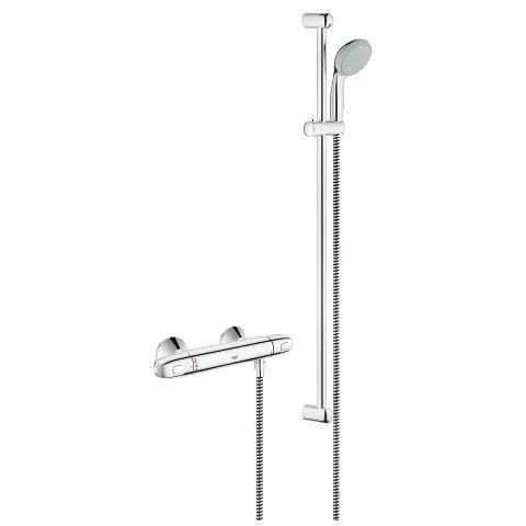 Grohe Grohtherm 1000 termosztátos zuhanycsaptelep zuhanyszettel 34256003