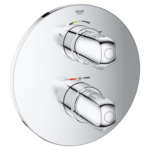 Grohe Grohtherm 1000 falsík alatti termosztátos kád csaptelep beépített 2-utas váltóval 19986000