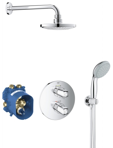 Grohe Grohtherm 1000 Cosmopolitan falsík alatti zuhanyszett rendszer 34614000