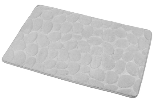 AQUALINE 50x80 cm fürdőszoba szőnyeg, szürke (KA1141)