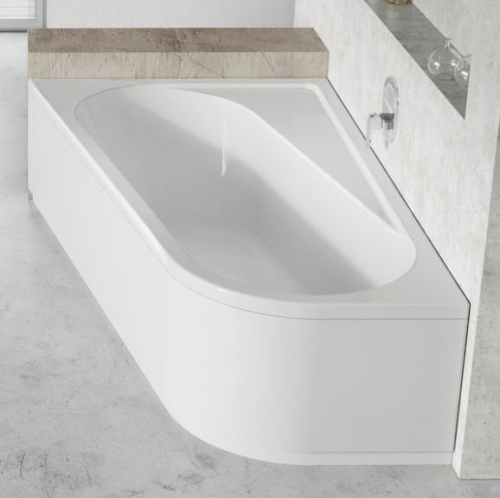 Ravak CHROME 160x105 cm-es aszimmetrikus akril fürdőkád, balos CA51000000