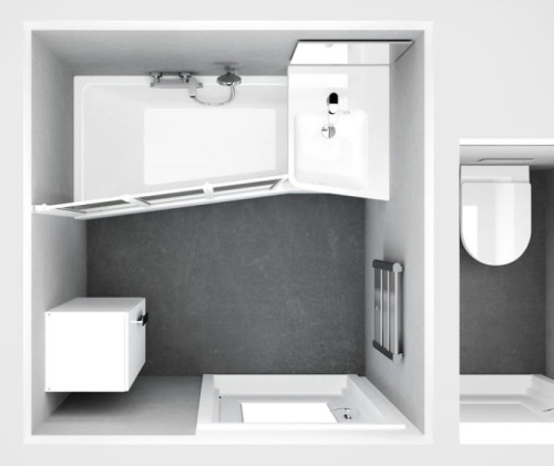 Ravak BeHappy II 150x75 cm aszimmetrikus akrilkád jobbos C991000000