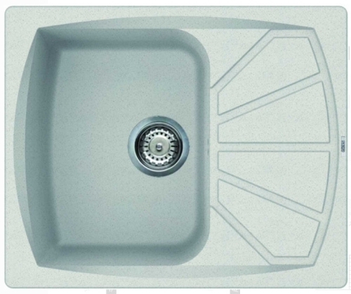 Elleci Living 125 kompozit mosogatótálca G52 Bianco LGL12552