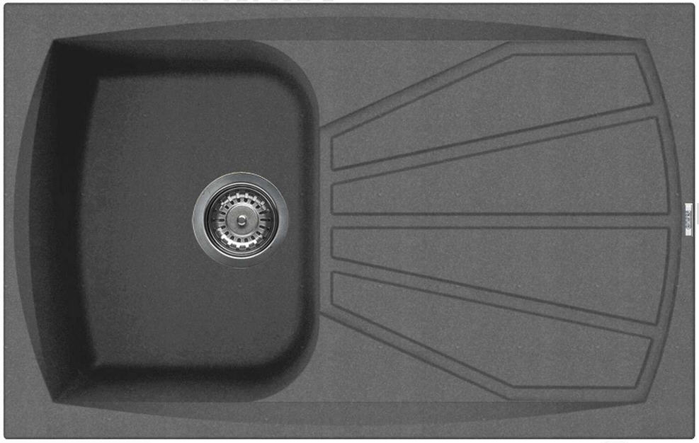 Elleci Living 300 kompozit mosogatótálca M73 Titanium LML30073