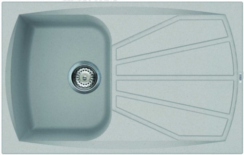 Elleci Living 300 kompozit mosogatótálca M79 Aluminium LML30079