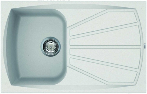Elleci Living 300 kompozit mosogatótálca G68 Bianco Titano LGL30068