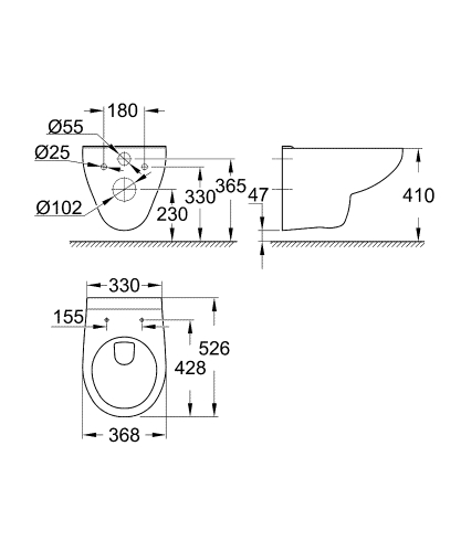 Grohe Rapid SL Projekt falsík alatti wc tartály komplett szett SZP-GR12 (38840000, 38505000, 39491000, 39492000)