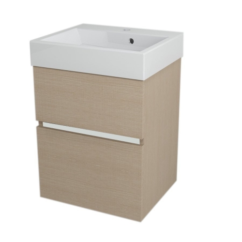 Sapho LARGO mosdótartó szekrény 50cm, Velencei tölgy (LA504)