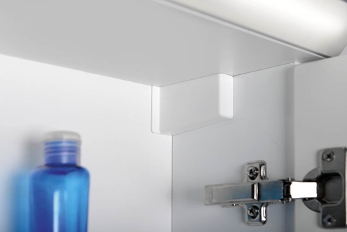 Sapho TOBI tükrösszekrény LED világítással 60x73x17cm, fehér TB060