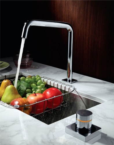 Sapho EPIC mosogatótálca, inox 44x43x23 cm (EP4443+CV1027)