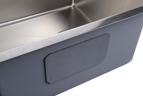 Sapho EPIC mosogatótálca, inox 44x43x23 cm (EP4443+CV1027)
