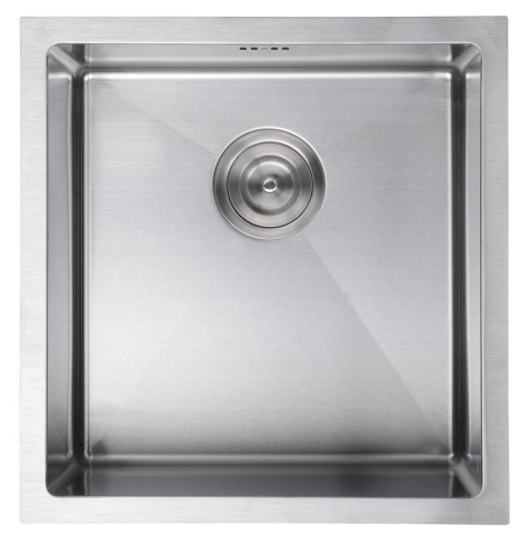 Sapho EPIC mosogatótálca, inox 44x43x23 cm (EP4443+CV1027)