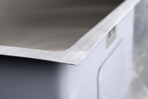 Sapho EPIC mosogatótálca, inox 44x43x23 cm (EP4443+CV1027)
