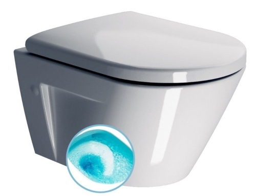 Sapho GSI NORM Swirlflush ExtraGlaze fali WC, fehér 861611