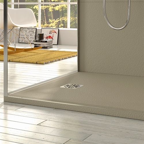 Marmy Dolomite öntött márvány zuhanytálca 80x100 cm, armani bézs 80 7639 80 10 55