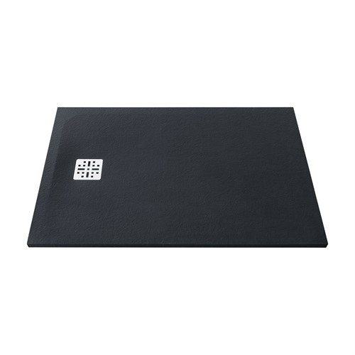 Marmy Dolomite öntött márvány zuhanytálca 80x120 cm, matt fekete 80 7640 80 12 54