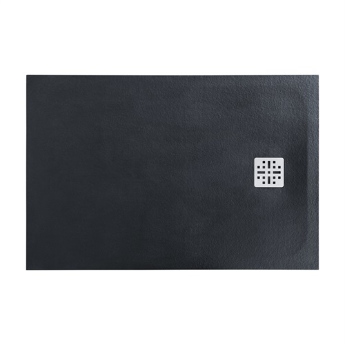 Marmy Dolomite öntött márvány zuhanytálca 80x120 cm, matt fekete 80 7640 80 12 54