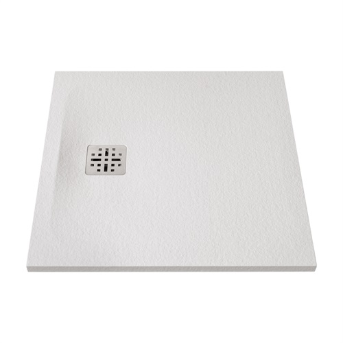 Marmy Dolomite öntött márvány zuhanytálca 80x80 cm, matt fehér 80 7638 80 80 50