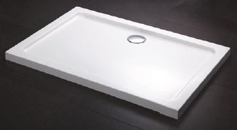 Besco Alpina 100x80 cm-es szögletes zuhanytálca