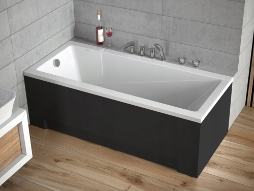 Besco MODERN 170x70 cm egyenes kád, fehér WAM-170-MO