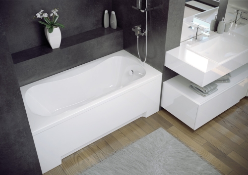 Besco ARIA 170x70 cm egyenes kád, fehér WAA-170-PA
