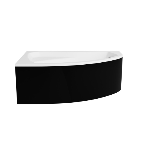 Besco RIMA 150x95 cm balos aszimmetrikus kád, fehér WAR-150-NL